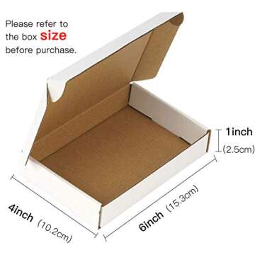 RUSPEPA 6" x 4" Recyclable Mailers - Perfect Small Box