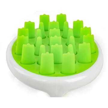 Zyllion Hair Shampoo Brush for Scalp Care and Growth