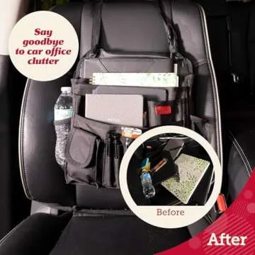 Lusso Gear Car Front Seat Organizer for Office Supplies