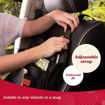 Lusso Gear Car Front Seat Organizer for Office Supplies