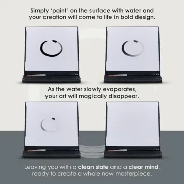 Mini Buddha Board Art Set: Zen Water Drawing Board