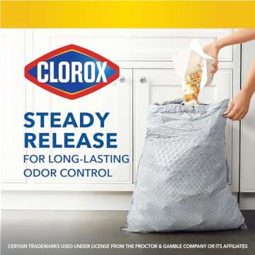 Glad Tall Kitchen Trash Bags ForceFlex Plus With Clorox, 13 Gallon, Lemon Fresh Bleach Scent 90 Coun...