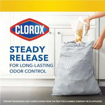 Glad Tall Kitchen Trash Bags ForceFlex Plus With Clorox, 13 Gallon, Lemon Fresh Bleach Scent 90 Coun...
