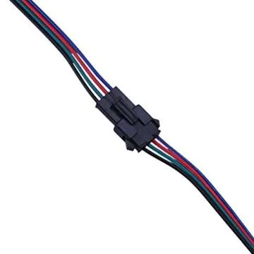 Visdoll 10 Pairs 4 Pin JST SM Connector Cable for LED Strips