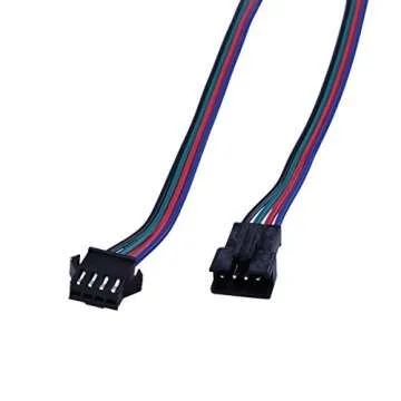 Visdoll 10 Pairs 4 Pin JST SM Connector Cable for LED Strips