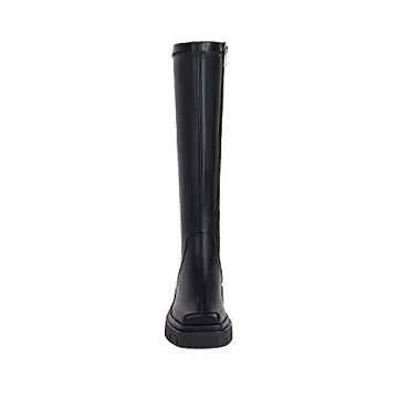 Vivianly Stylish Chunky Heel Knee-High Boots for Women
