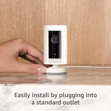 Compact Ring Indoor Cam for Home Security and Monitoring