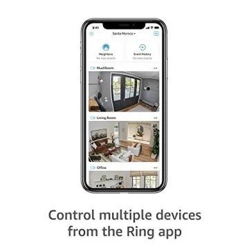 Compact Ring Indoor Cam for Home Security and Monitoring
