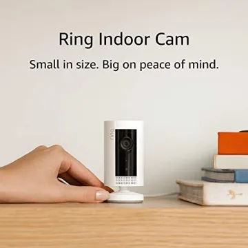 Compact Ring Indoor Cam for Home Security and Monitoring