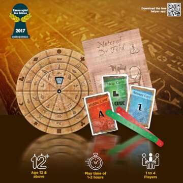 Exit: The Pharaoh's Tomb | Exit: The Game - A Kosmos Game | Kennerspiel Des Jahres Winner | Family-F...
