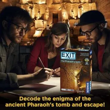 Exit: The Pharaoh's Tomb - Exciting At-Home Escape Game
