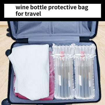 Wine Bottle Travel Protector Bags - Conilly Portable Bubble Wrap