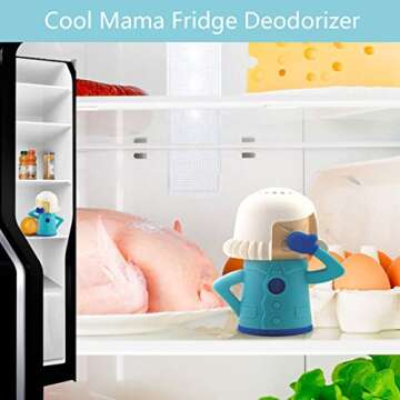 Cool Mama Fridge Deodorizer - Cute & Effective Odor Absorber for Your Kitchen