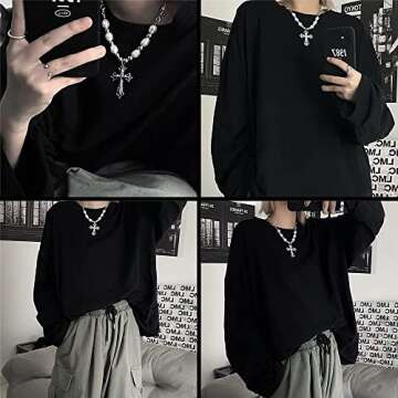 Stylish Goth Y2K Choker Necklaces for Alternative Fashion