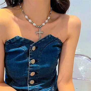 Stylish Goth Y2K Choker Necklaces for Alternative Fashion