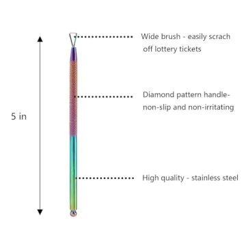 Spansee 3PCS Lottery Ticket Scratcher Tool for Easy Use