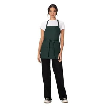 Chef Works Adjustable Apron with Three Pockets