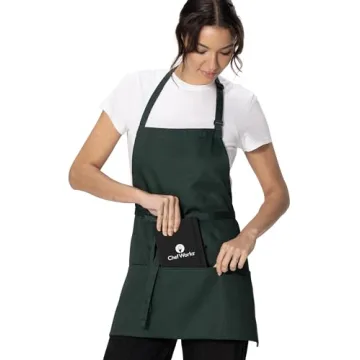 Chef Works Adjustable Apron with Three Pockets