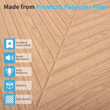 Art3d Acoustic Wall Panels 6-Pack Easy Installation