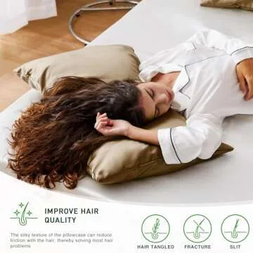 Luxurious Love's Cabin Satin Pillowcase Set for Sleep