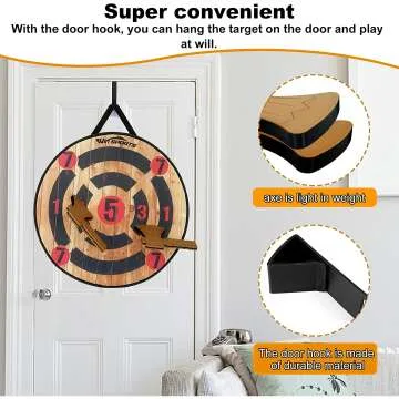 WIn SPORTS Indoor Outdoor Foam Axe Throwing Game