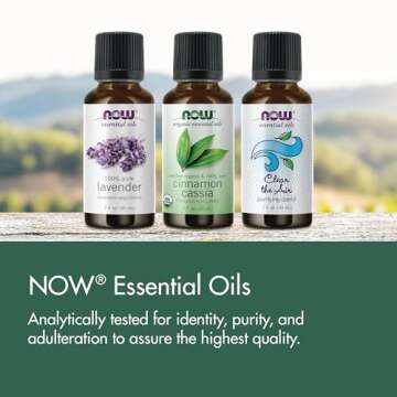 Organic Lavender Oil by NOW Foods - Pure Aromatherapy