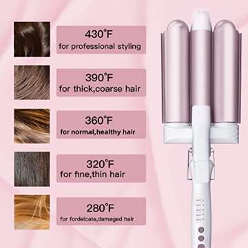 3 Barrel Curling Iron for Quick, Effortless Waves