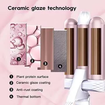 3 Barrel Curling Iron for Quick, Effortless Waves