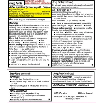 Doan's Extra Strength Backache Pain Reliever 48 Caplets