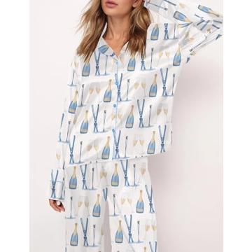 Charming Women’s Christmas Pajama Set for Cozy Nights