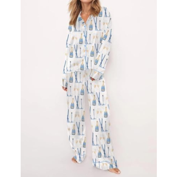 Charming Women’s Christmas Pajama Set for Cozy Nights