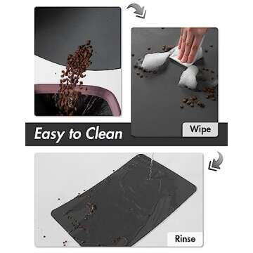 MontVoo-Absorbent Pet Feeding Mat-No Stains Dog Mat for Food and Water Bowl-Quick Dry Dog Cat & Dog Food Mat Water Dispenser Mat-Pet Supplies Mat-Dog Water Bowl Mat for Messy Drinker