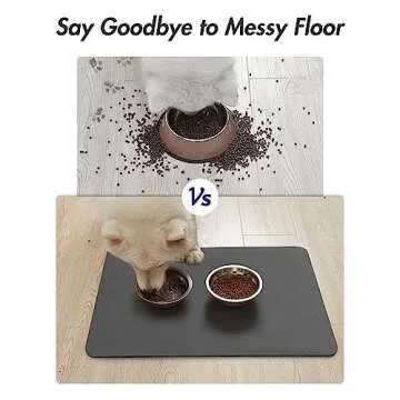 MontVoo-Absorbent Pet Feeding Mat-No Stains Dog Mat for Food and Water Bowl-Quick Dry Dog Cat & Dog Food Mat Water Dispenser Mat-Pet Supplies Mat-Dog Water Bowl Mat for Messy Drinker