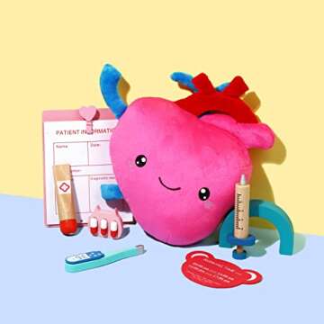 Nerdbugs Heart Plush - The Perfect Gift for Health Awareness