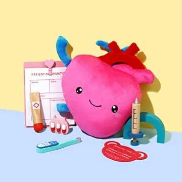 Nerdbugs Heart Plush - The Perfect Gift for Health Awareness