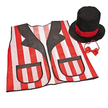Adult Carnival Circus Costume Set for Themed Events