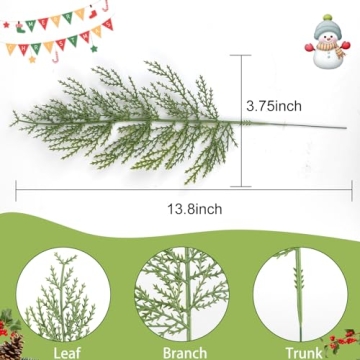 Hananona Artificial Pine Branches for Holiday Decor