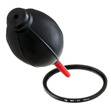 LS Photography Photo Camera Lens Cleaning Air Blower Combo with Microfiber Cloth, LGG97