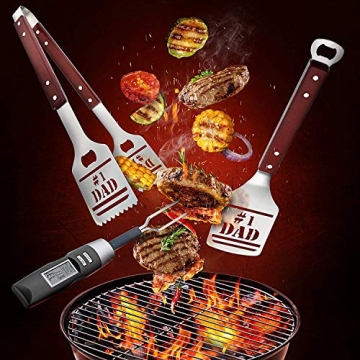 Panoware BBQ Grill Tools Set for Dad, Perfect Grilling Gift