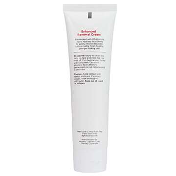 Alpha Skin Care Enhanced Renewal Cream, Anti-Aging Formula, 12% Glycolic AHA, Reduces Lines & Wrinkl...