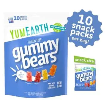 YumEarth Organic Gummy Bears - Allergy Friendly, Gluten Free