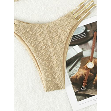 GORGLITTER Women's Sexy Adjustable Bikini Swimsuit