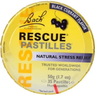 Bach Rescue Pastille Black Currant - Natural Stress Relief
