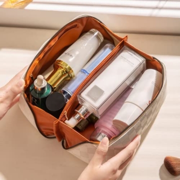 BIVIZKU Large Capacity Makeup Bags for Women | Travel & Organize