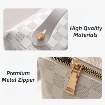 BIVIZKU Large Capacity Makeup Bags for Women | Travel & Organize