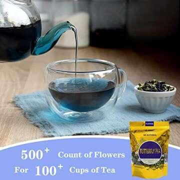 Premium Butterfly Pea Flower Tea – 100% Natural & Caffeine-Free