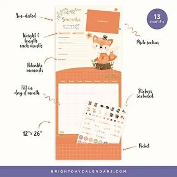 Baby's First Year Calendar - Capture Milestones Creatively