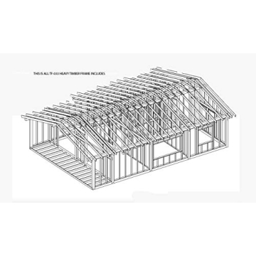 Timber Frame Kit Prefab DIY Building Home - 1409 Sq.Ft