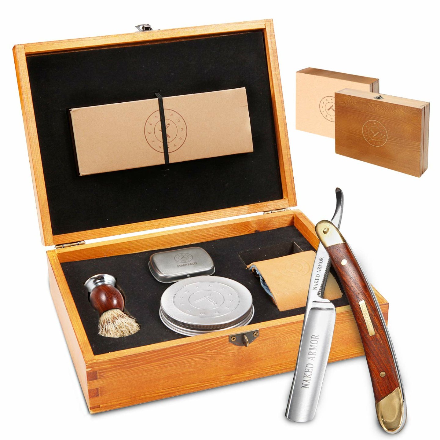 Men's Japanese Steel Straight Razor Shaving Kit