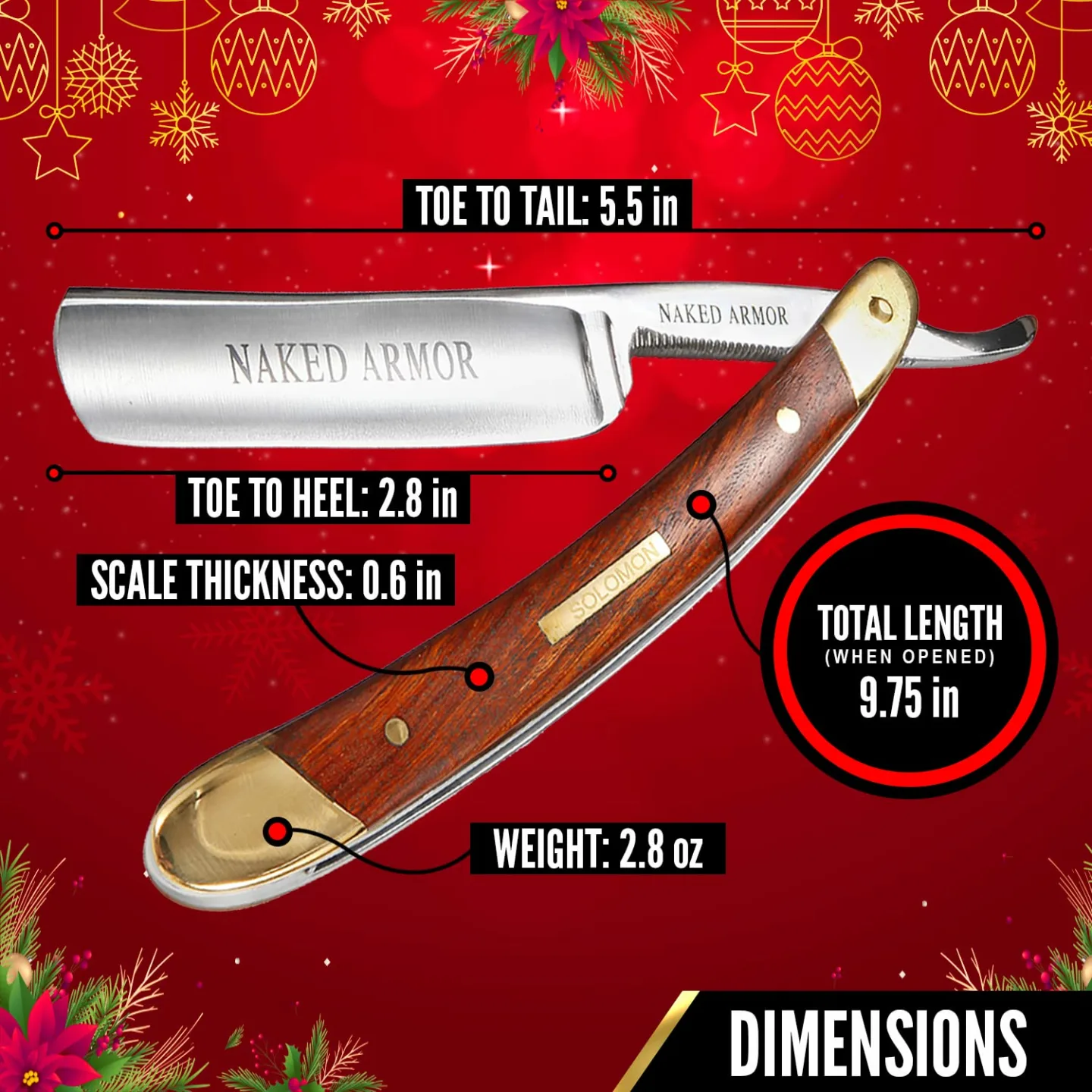 Men's Japanese Steel Straight Razor Shaving Kit